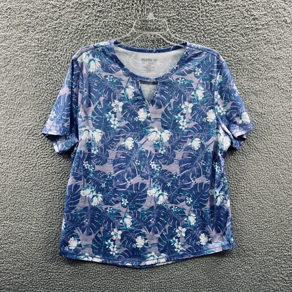 Reel Legends Women Freeline Performance Fishing Tee 1X Lightweight Outdoor Shirt